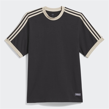 Adidas Skateboarding T-shirt Ringer Black Khaki KS4343